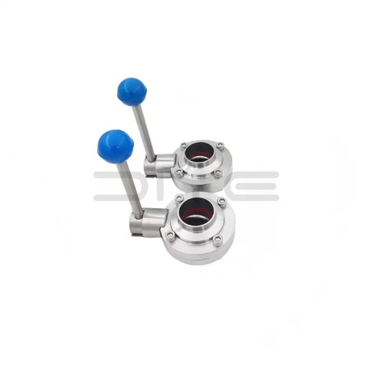 วาล์วผีเสื้อเชื่อมสุขาภิบาล